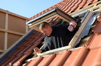 Pose de fenêtres de toit Velux à Bréançon